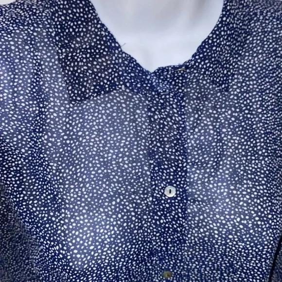H&M Polka  Dot sleeveless Shirt blouse 10 - Picture 11 of 12